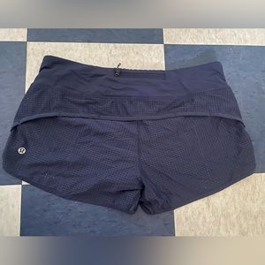 Navy athletic Lulu lemon shorts.